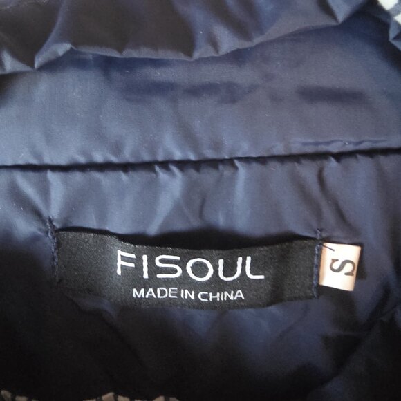 Fisoul Woman's Lightweight Hooded Jacket Small Blue - Picture 2 of 4